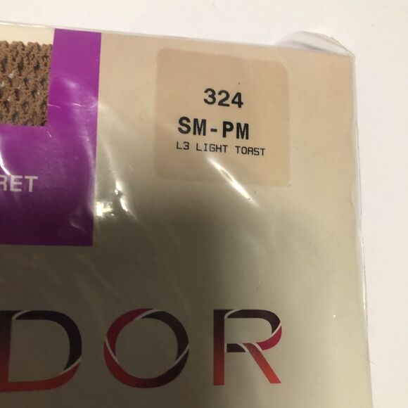 Mondor 324 Professional Fishnet Dance Tights SM-PM L3 Light Torst Pantyhose X 2 - Picture 5 of 8